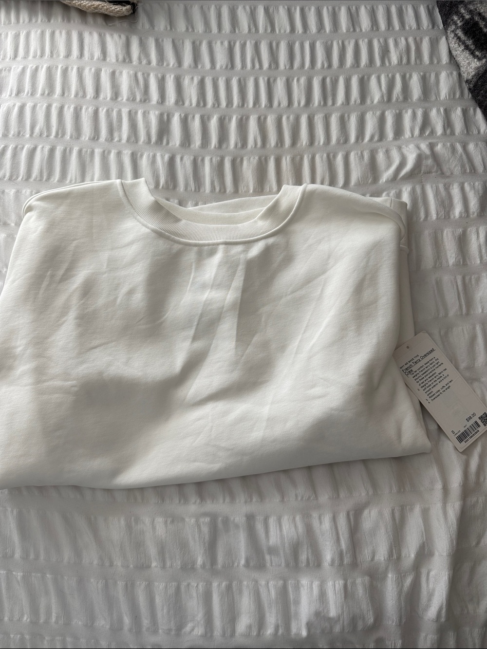 Lululemon French terry oversized crew